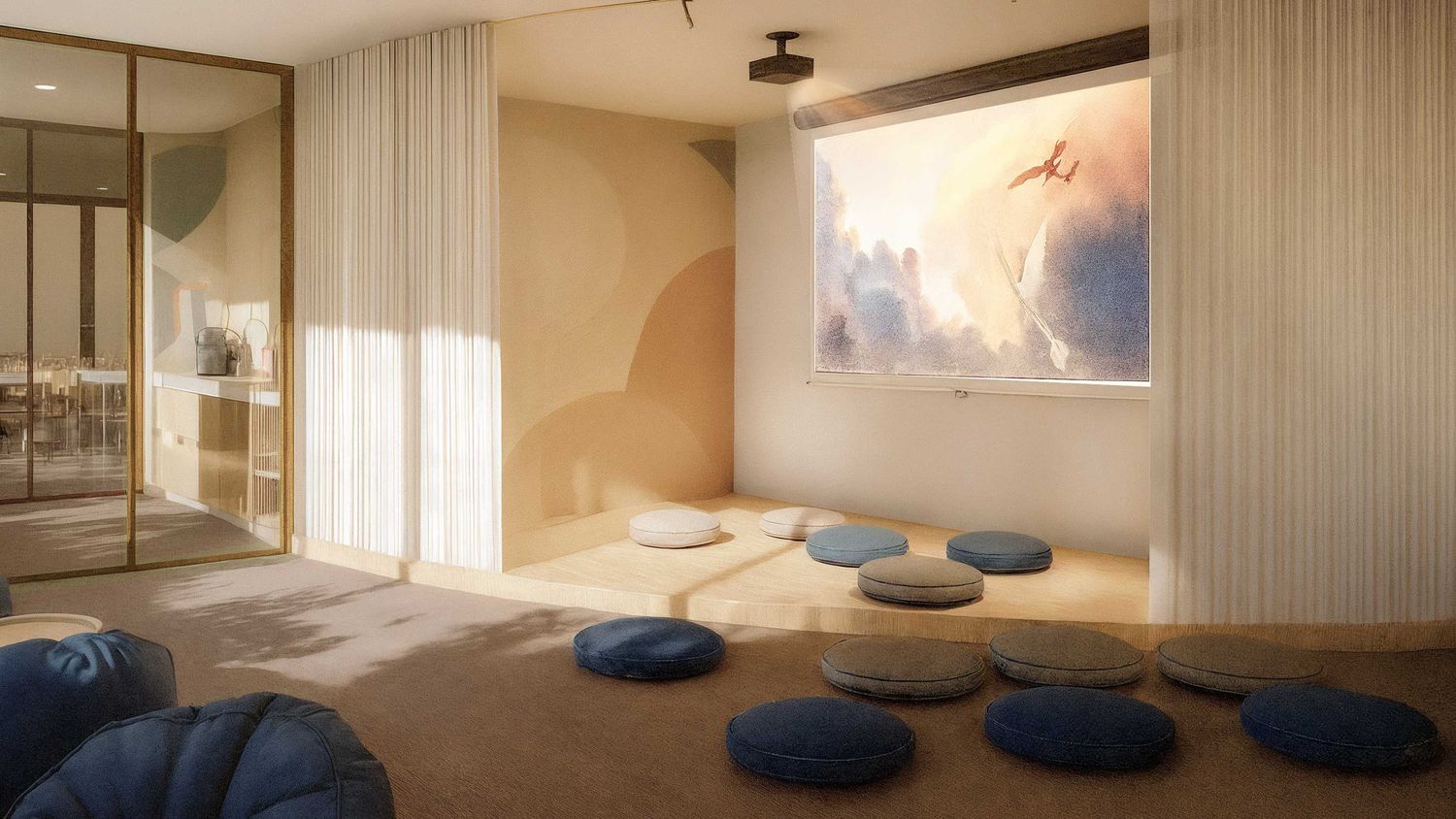 Lounge infantil do Portovelas